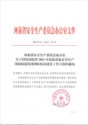 河南省安全生產(chǎn)委員會(huì)辦公室 關(guān)于印發(fā)河南省2021年持續(xù)深化安全生產(chǎn)風(fēng)險(xiǎn)隱患雙重預(yù)防體系建設(shè)工作方案的通知